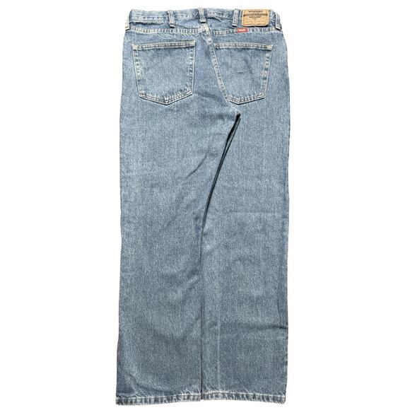 Vintage Y2K Wrangler Light Wash Jeans Skater Fade 34 X 30 Straight - Picture 1 of 8